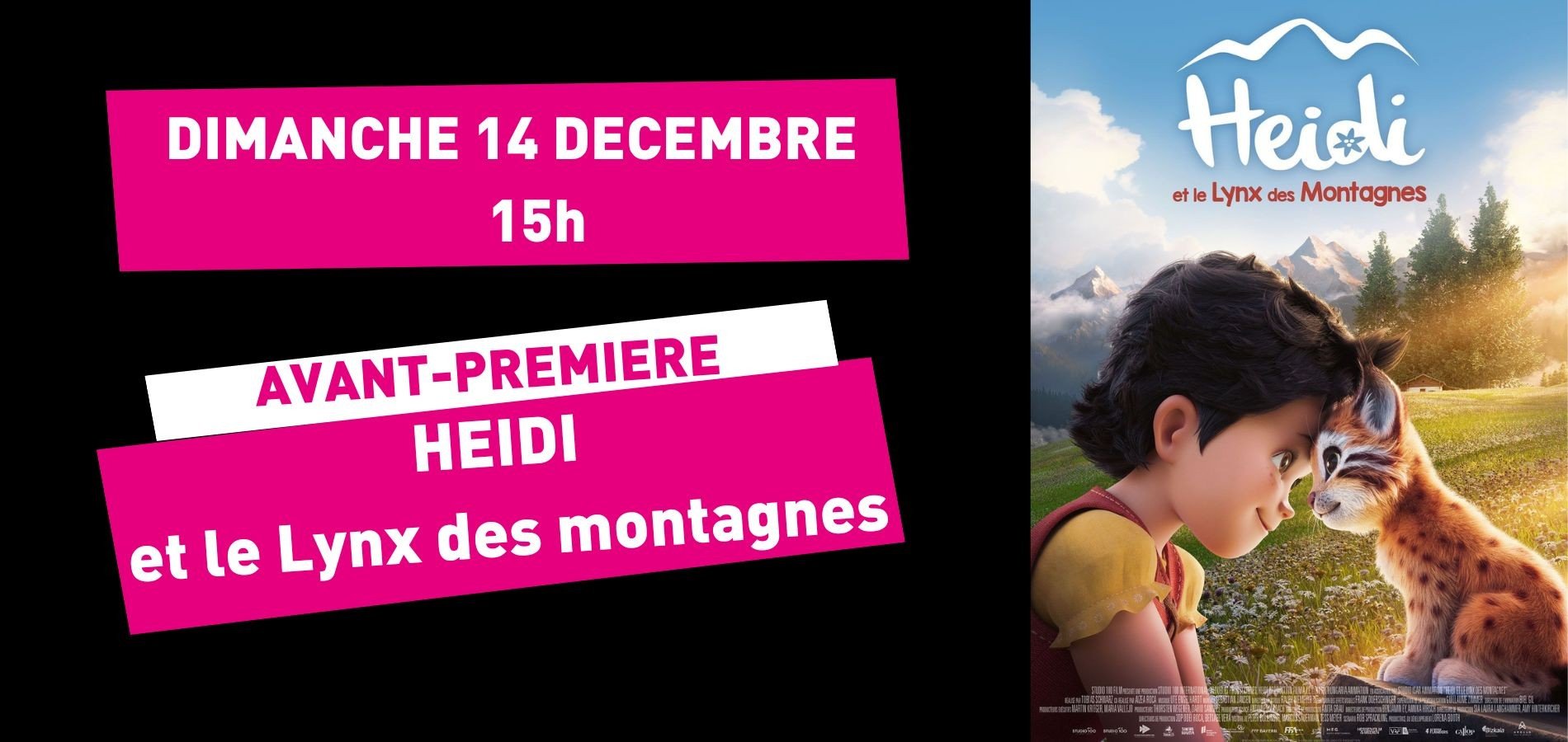 actualité HEIDI ET LE LYNX DES MONTAGNES