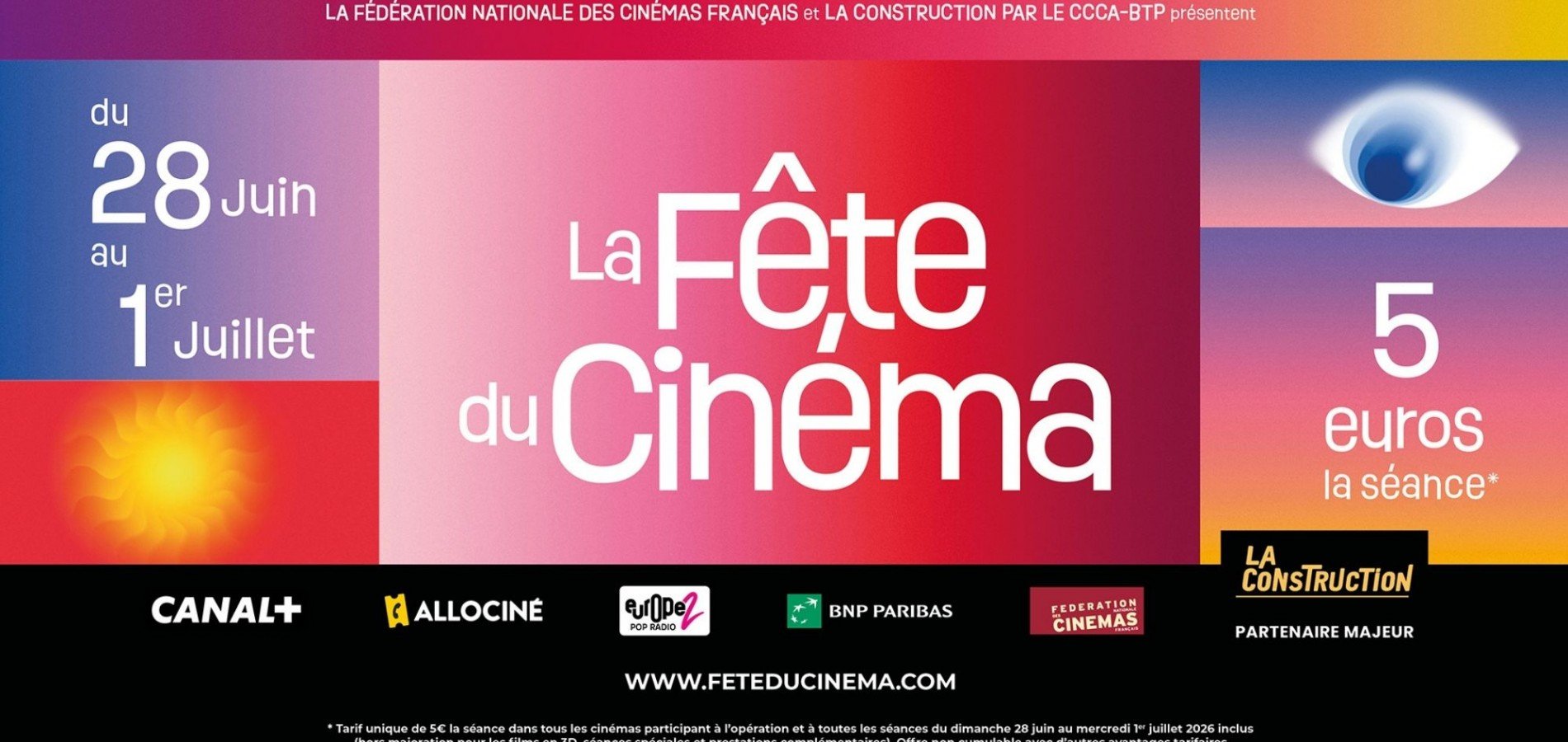 actualité Fête du cinéma 2026