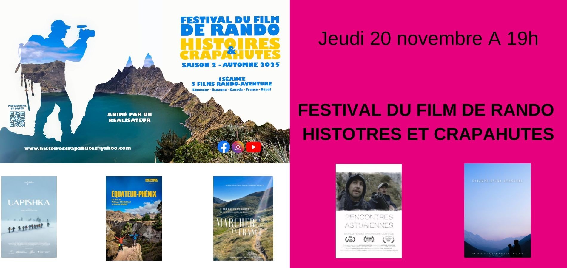 actualité HISTOIRES ET CRAPAHUTES