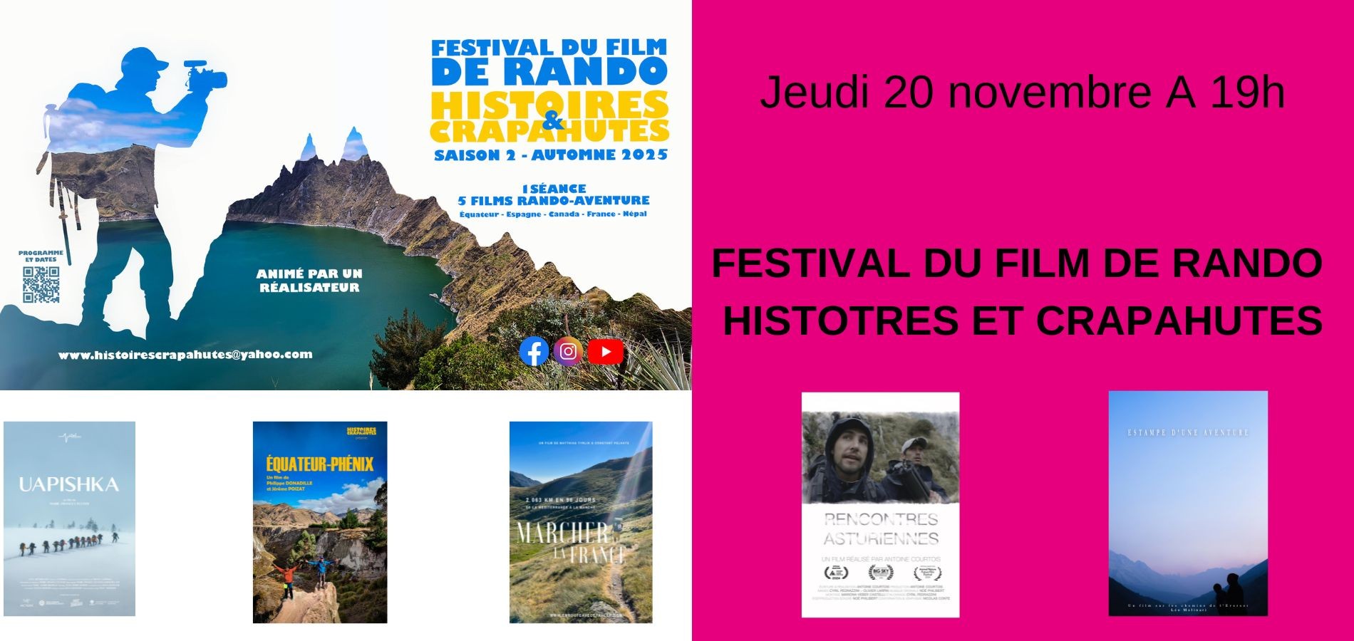 actualité HISTOIRES ET CRAPAHUTES